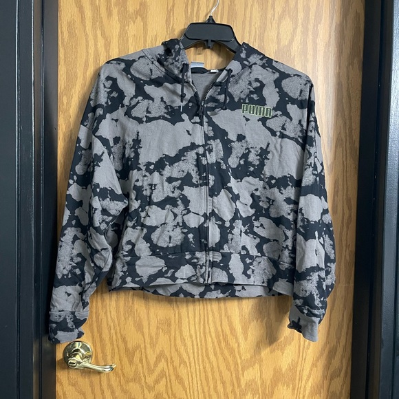 NWOT Puma summer full zip causal tie dye, water color jacket - Picture 3 of 6